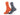 Bild: Bambussocken bunt mit Wolle orange/grau 2