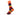 Bild: Bio Socken Streifen orange 2