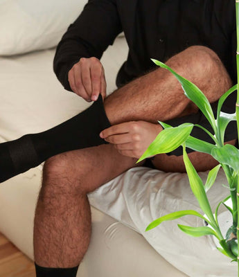 Bild: Bambus Socken schwarz
