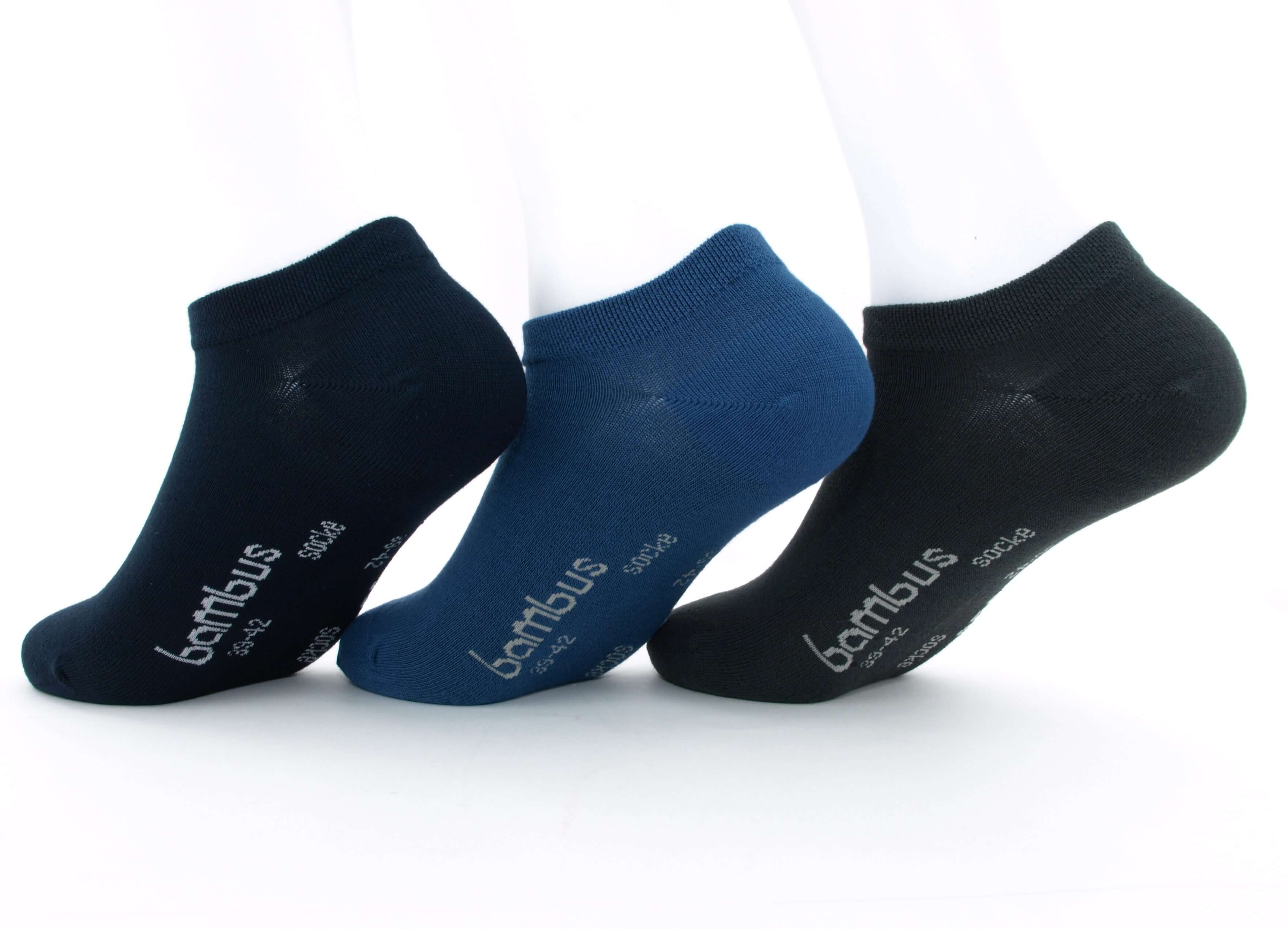 Bild: Bambus Sneaker Socken blau 2