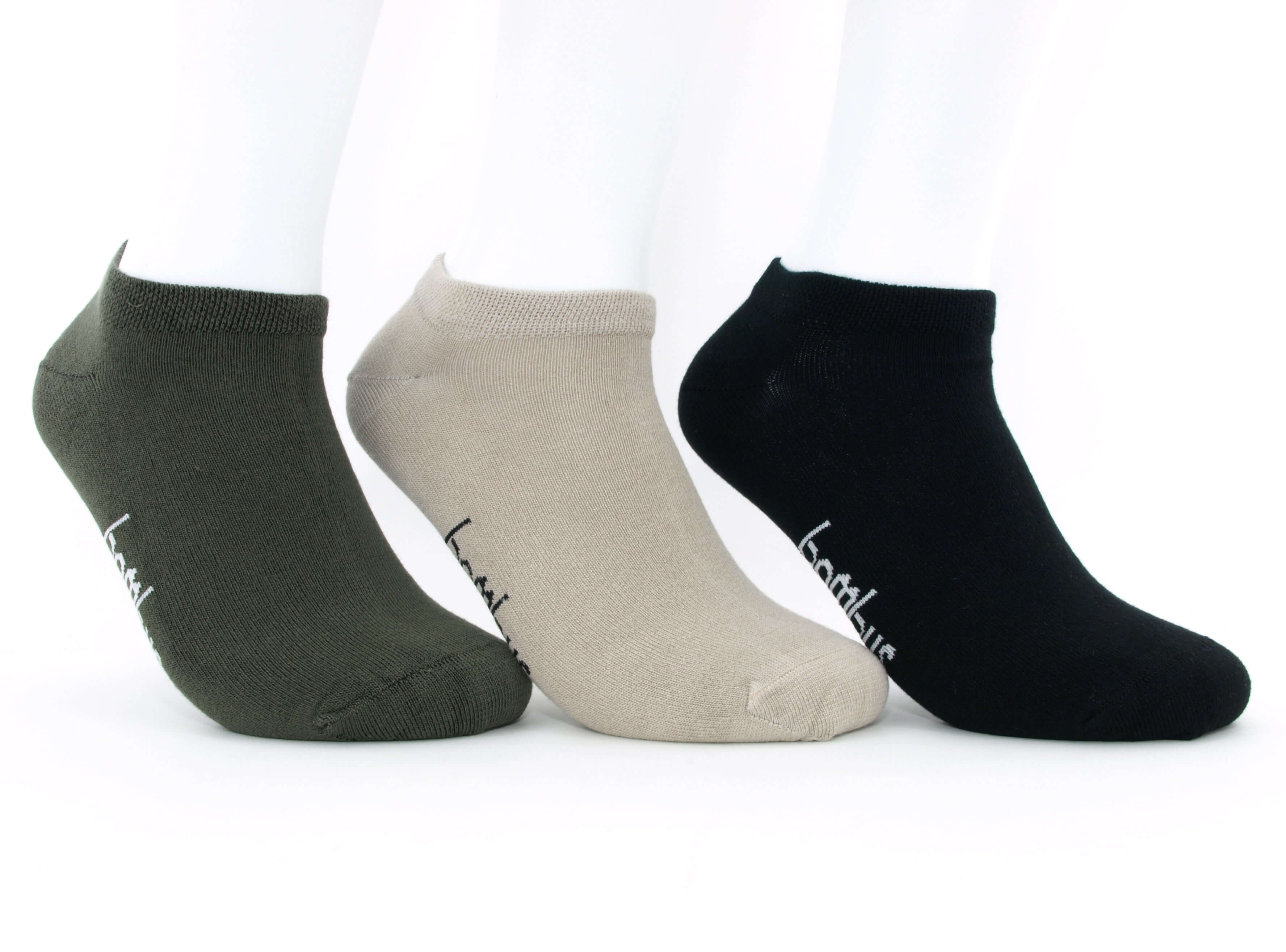 Bild: Bambus Sneaker Socken oliv 1