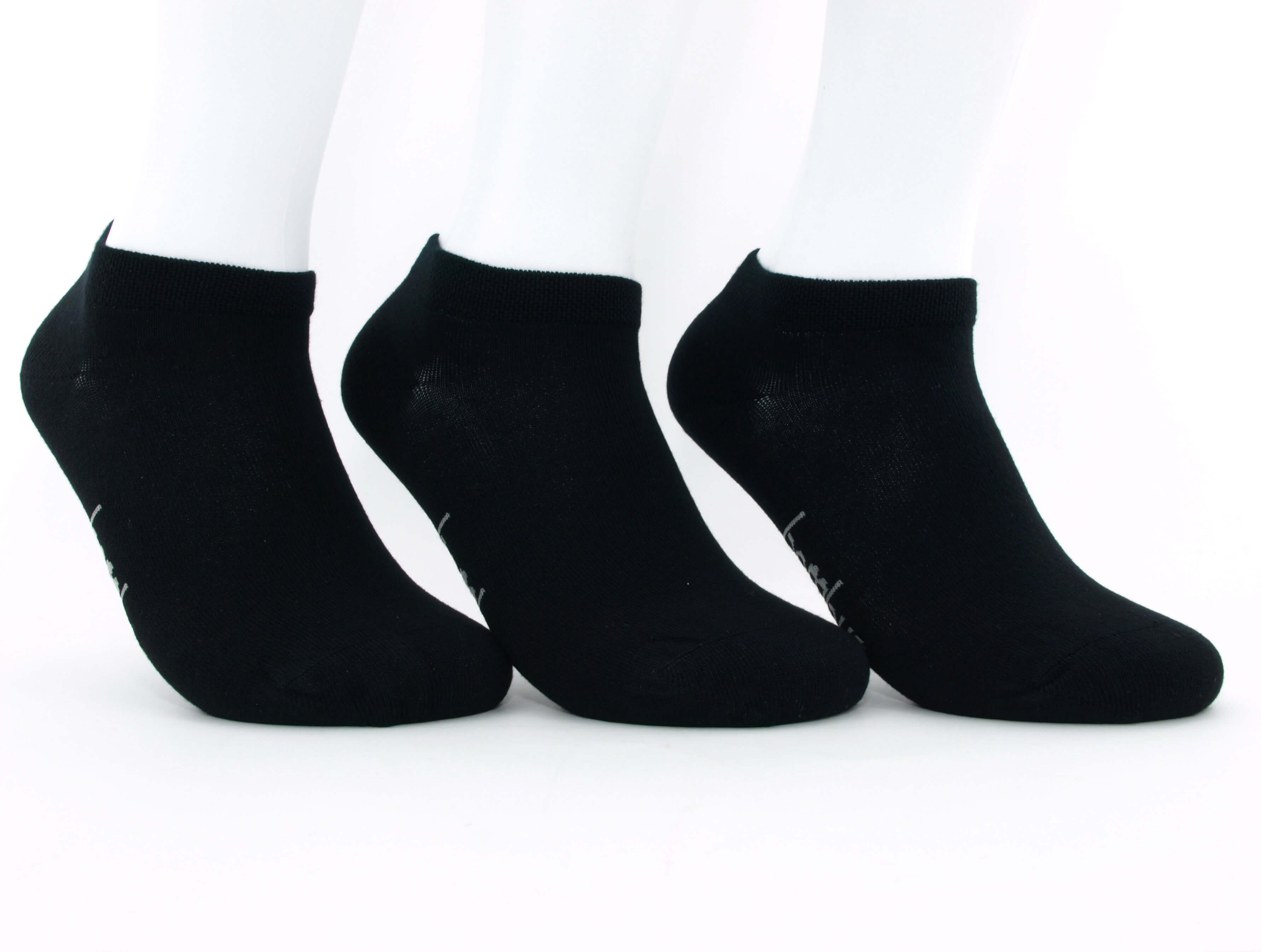 Bild: Bambus Sneaker Socken schwarz 1