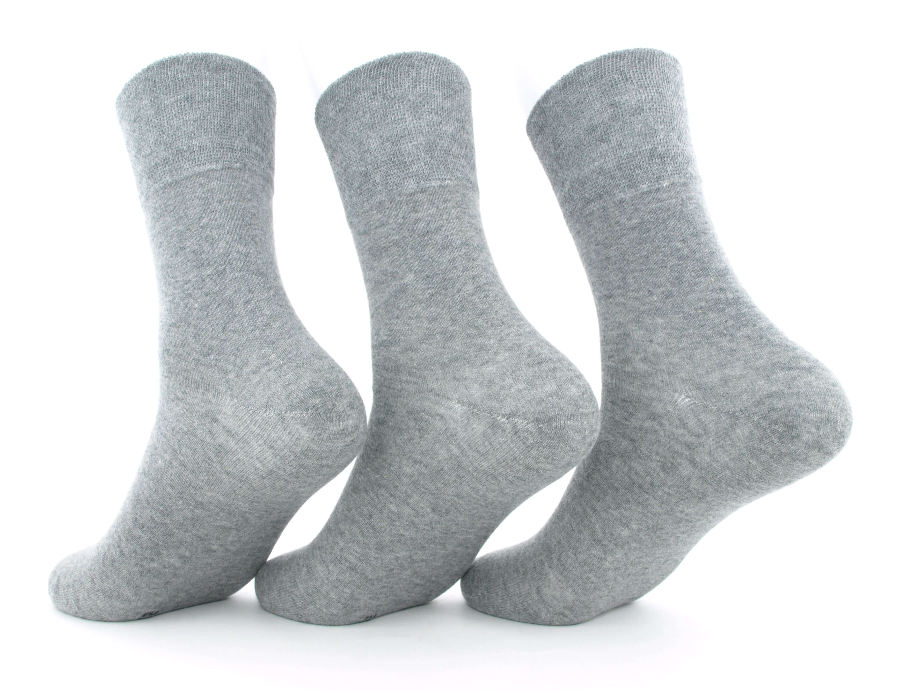 Bild: Diabetikersocken Damen 97 % Baumwolle grau 2