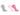 Bild: Bambus Sneaker Socken Kinder rosa 1