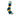 Bild: Bio Socken Streifen petrol 1