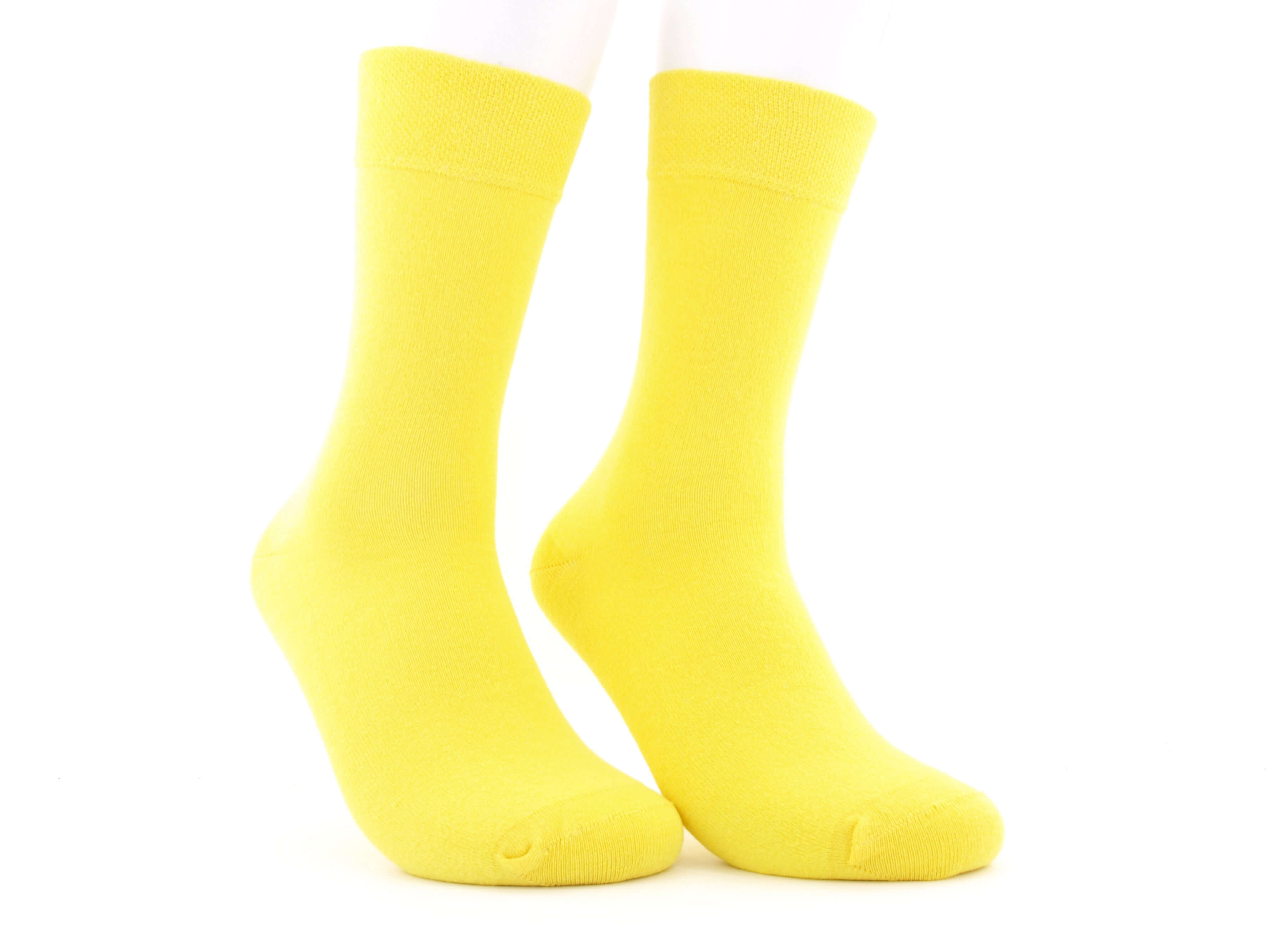 Bild: Bunte Herrensocken gelb 1