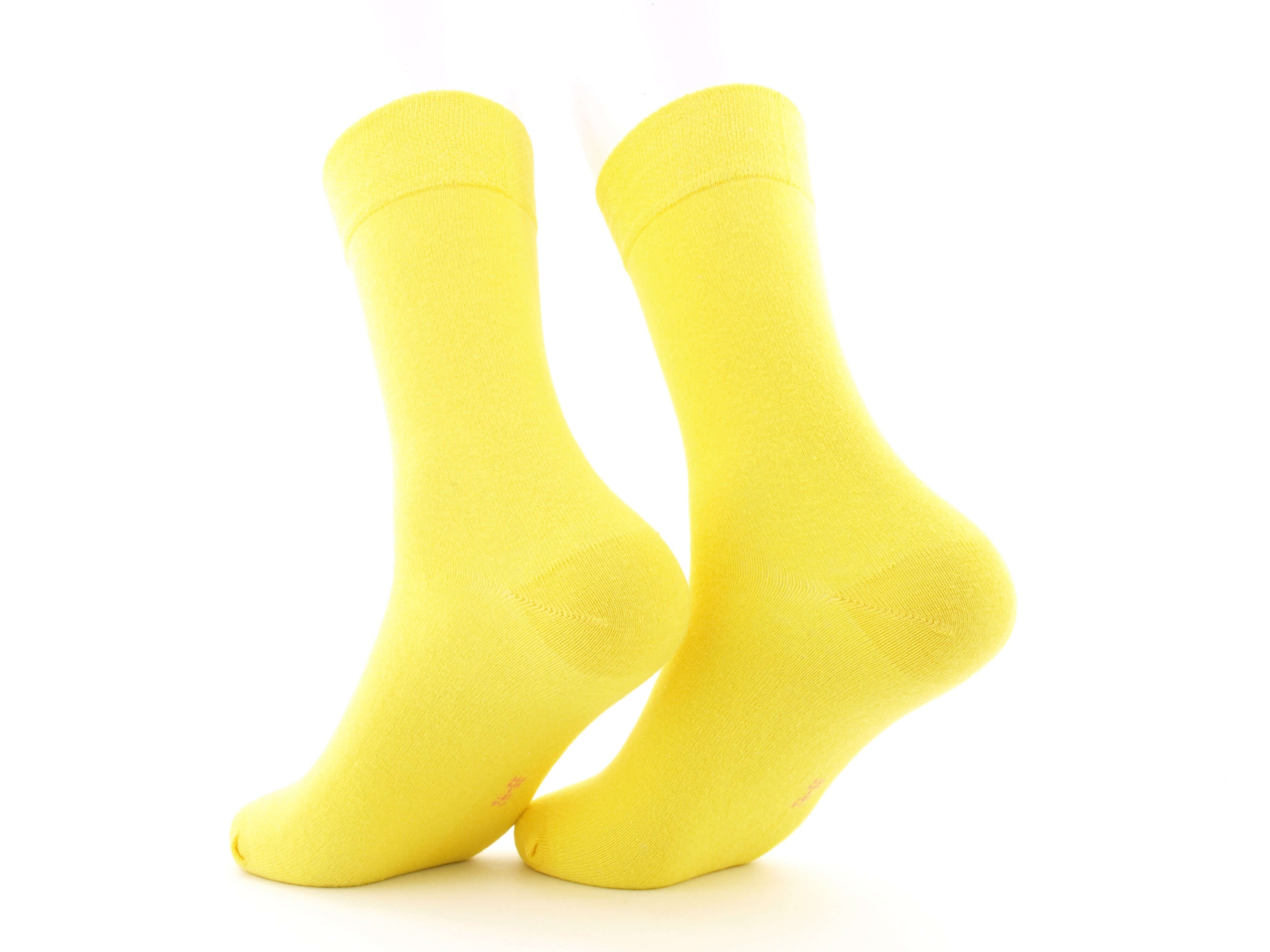 Bild: Bunte Herrensocken gelb 2