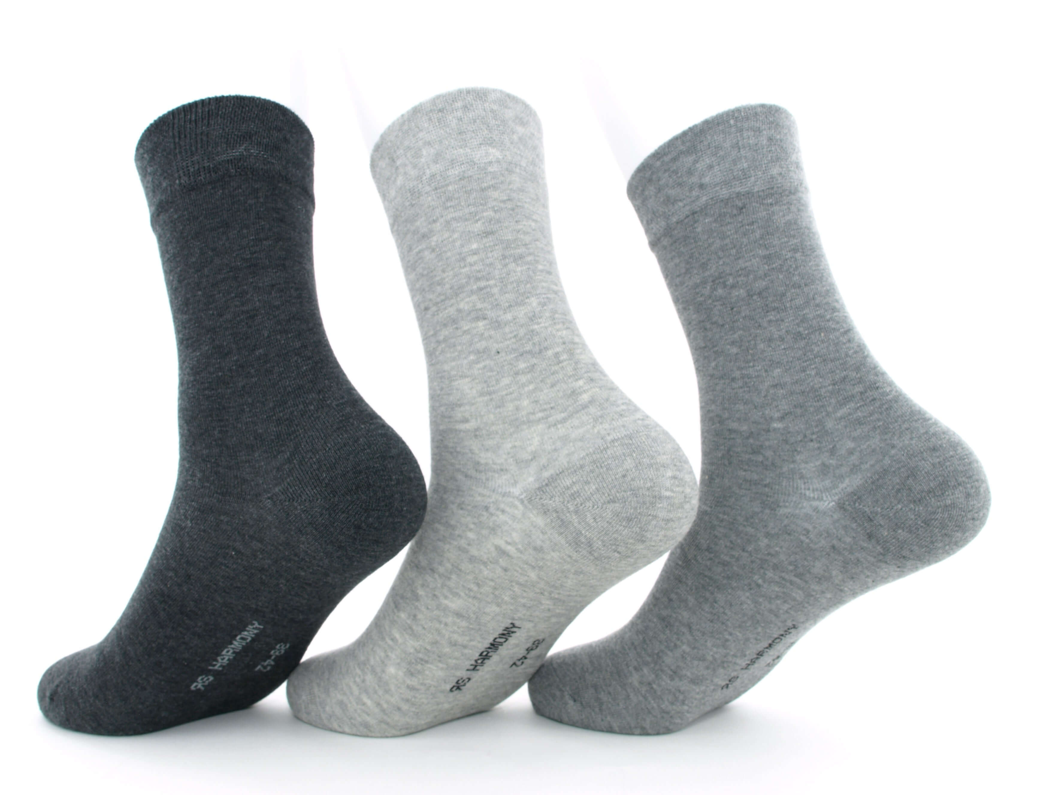 Bild: Damensocken ohne Gummi grau 2