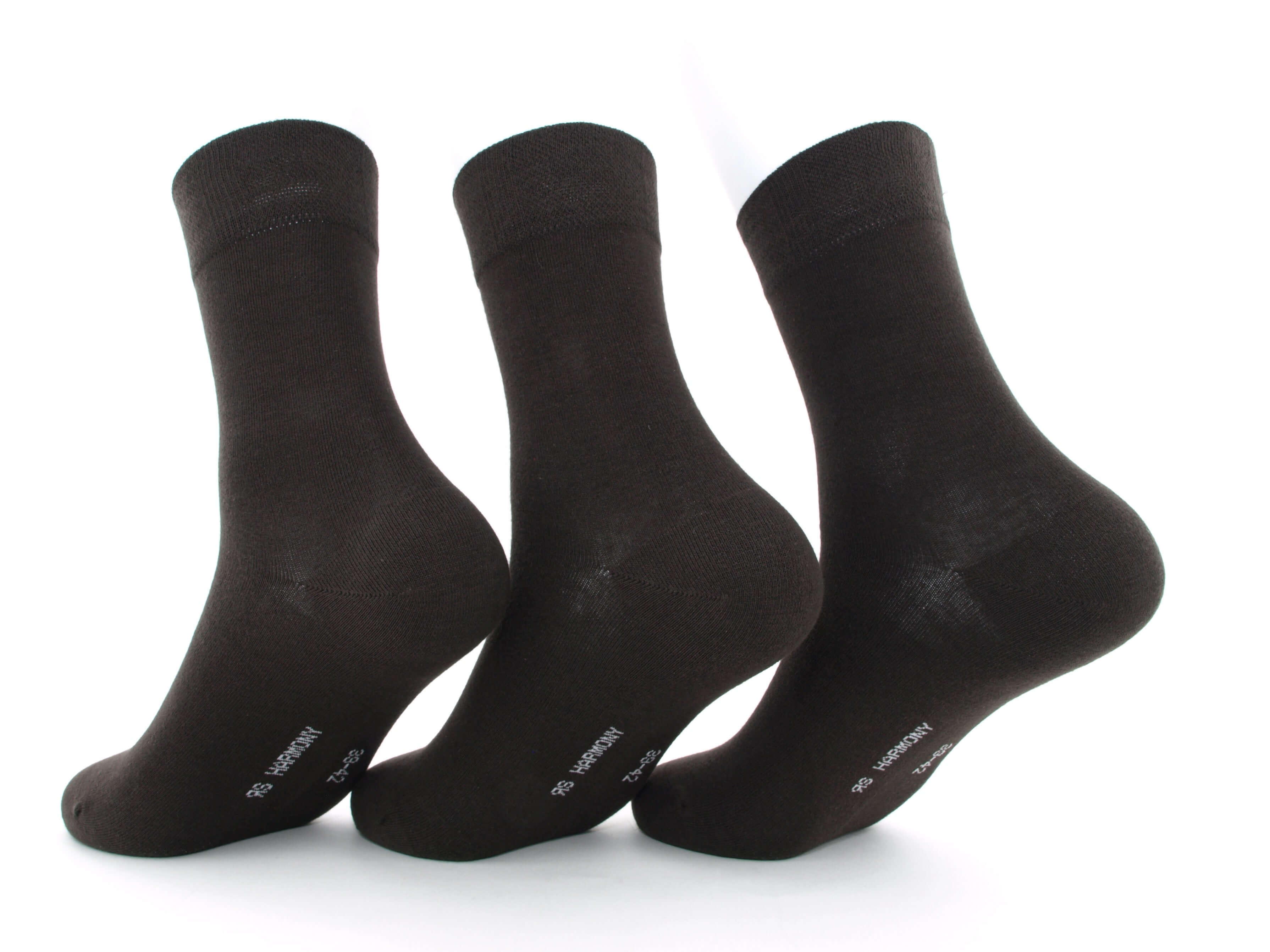 Bild: Damensocken ohne Gummi mocca 2