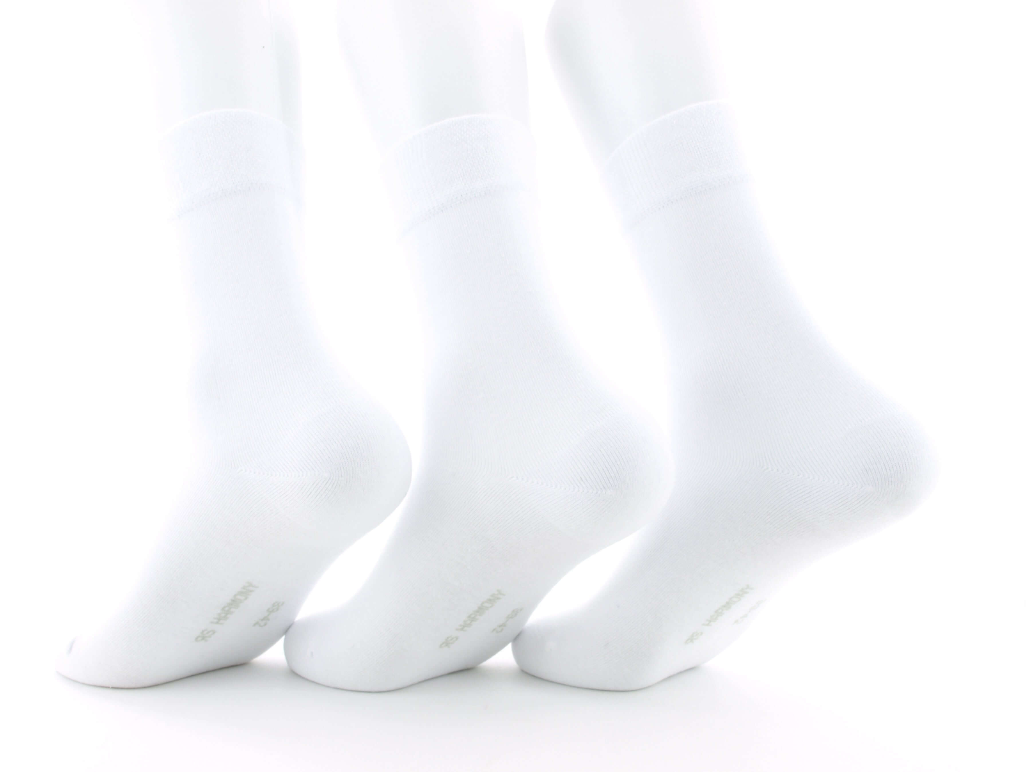 Bild: Damensocken ohne Gummi weiß 2