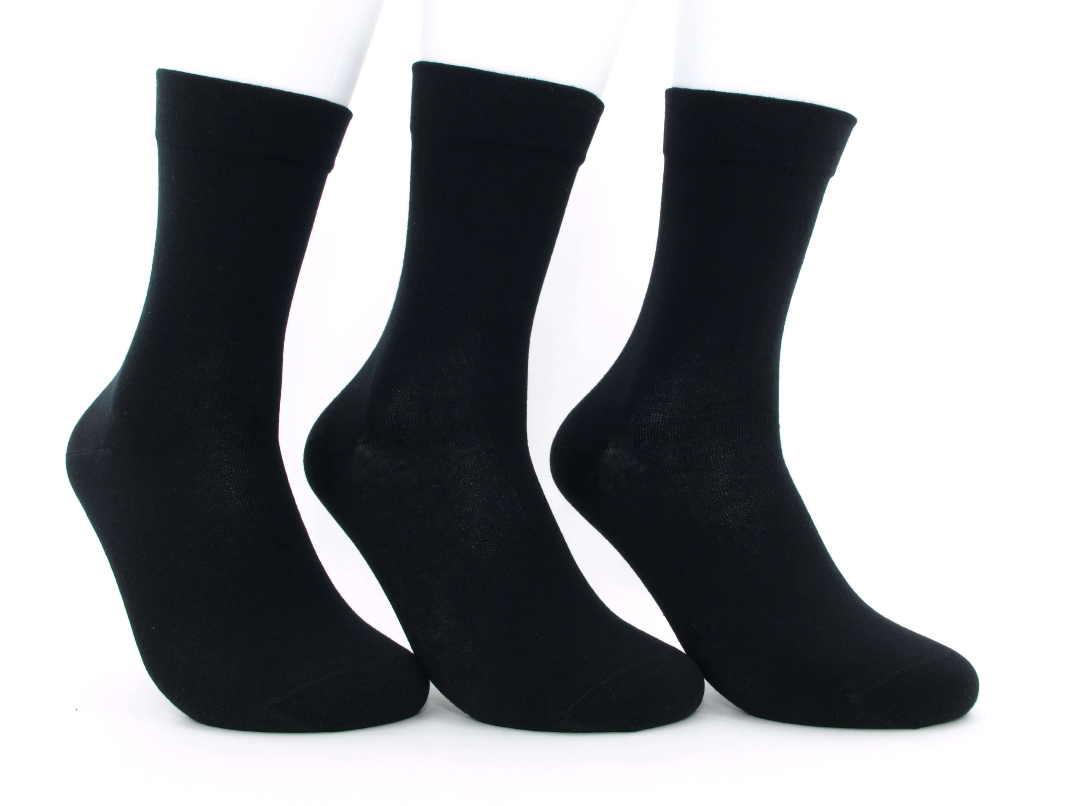 Bild: Diabetiker Socken Herren venenfreundlich schwarz 1