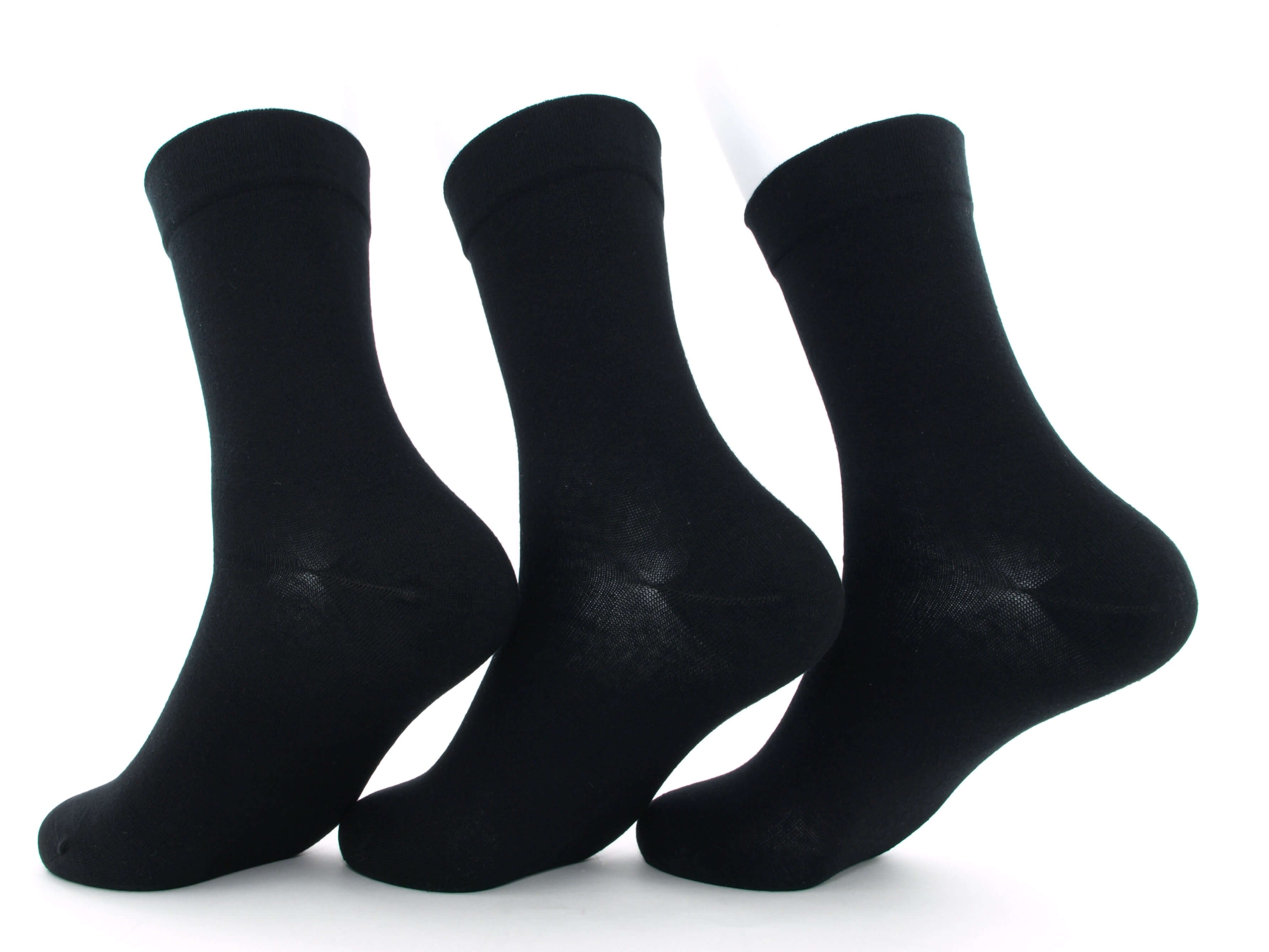 Bild: Diabetiker Socken Herren venenfreundlich schwarz 2