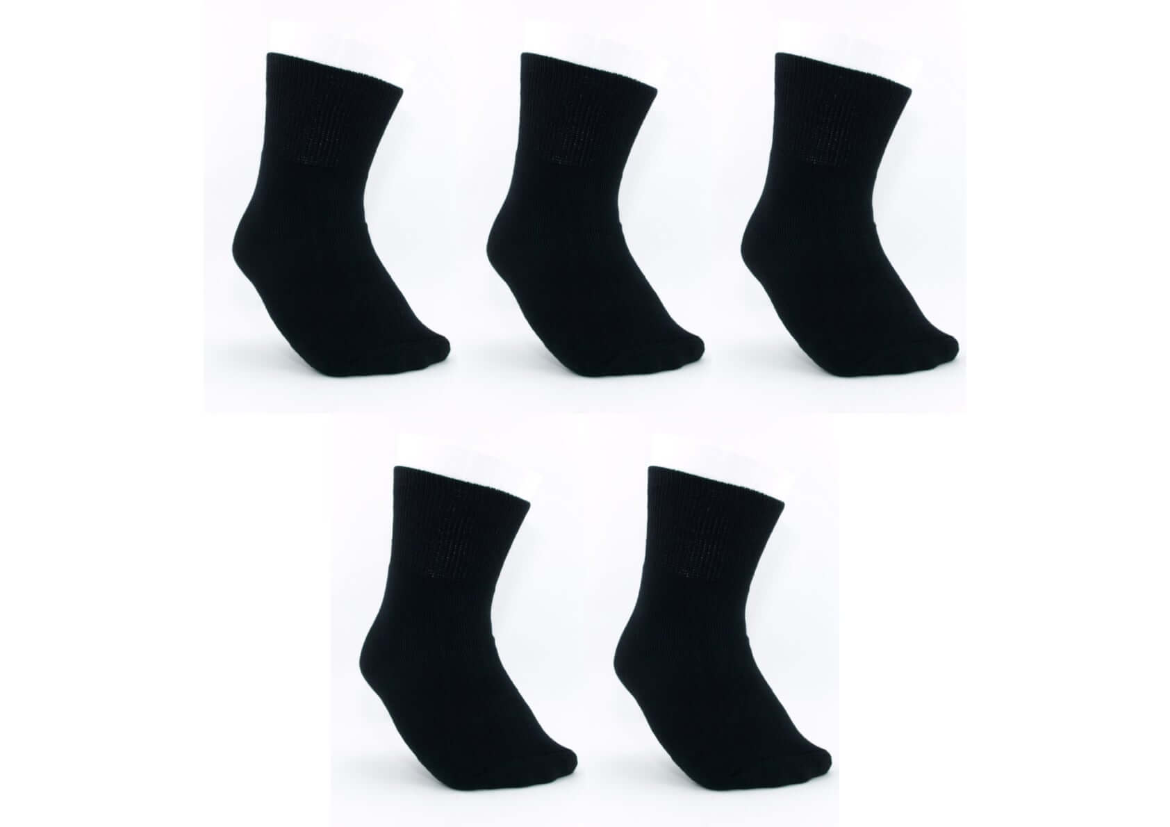 Bild: Diabetiker Socken ultraflex Frotte schwarz Sparpack
