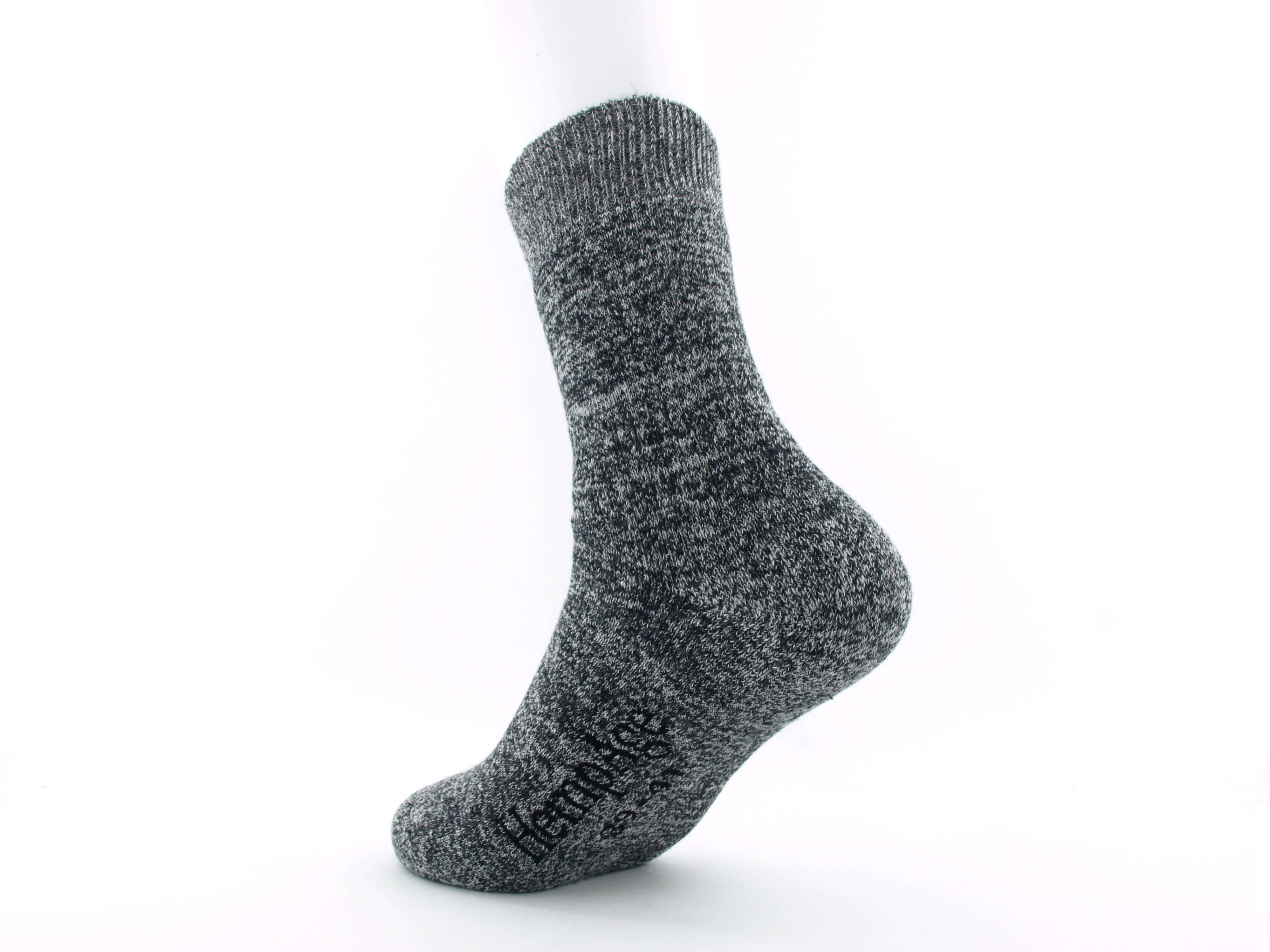 Bild: Hanfsocken Vollfrottee grau 2