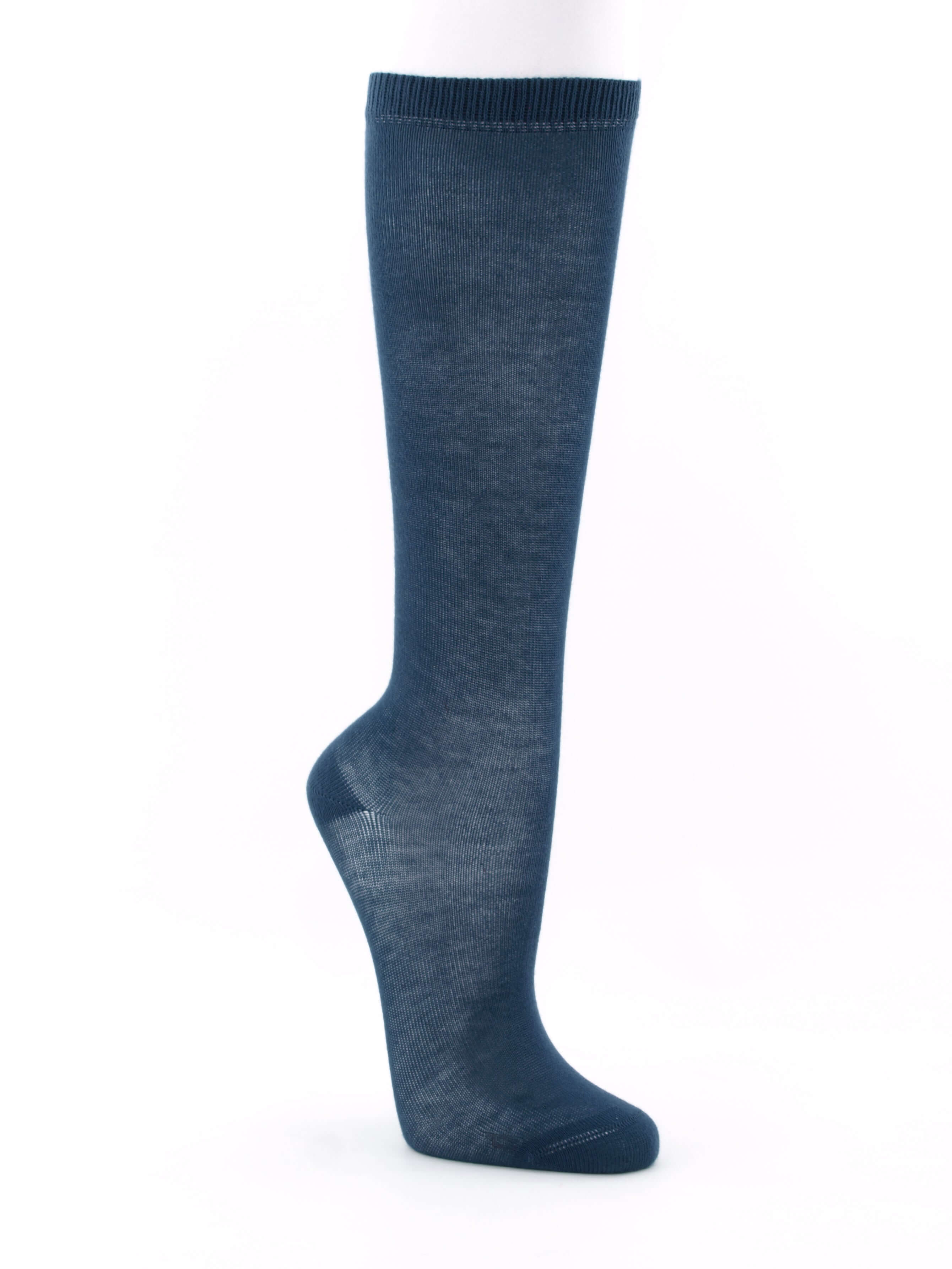 Bild: Kinderkniestrümpfe dunkelblau Vorderansicht