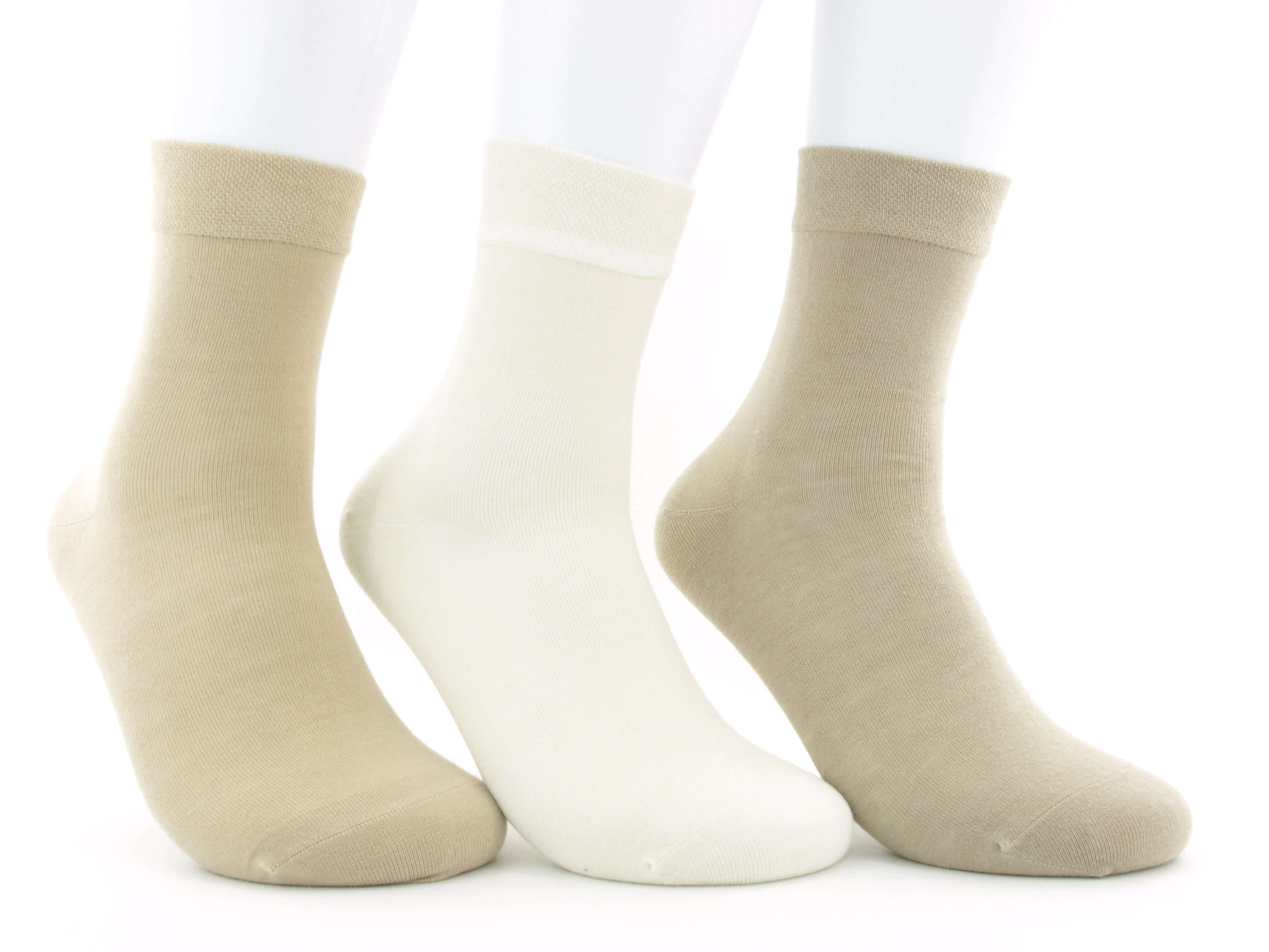 Bild: Kurze Socken Herren Beigetöne 1