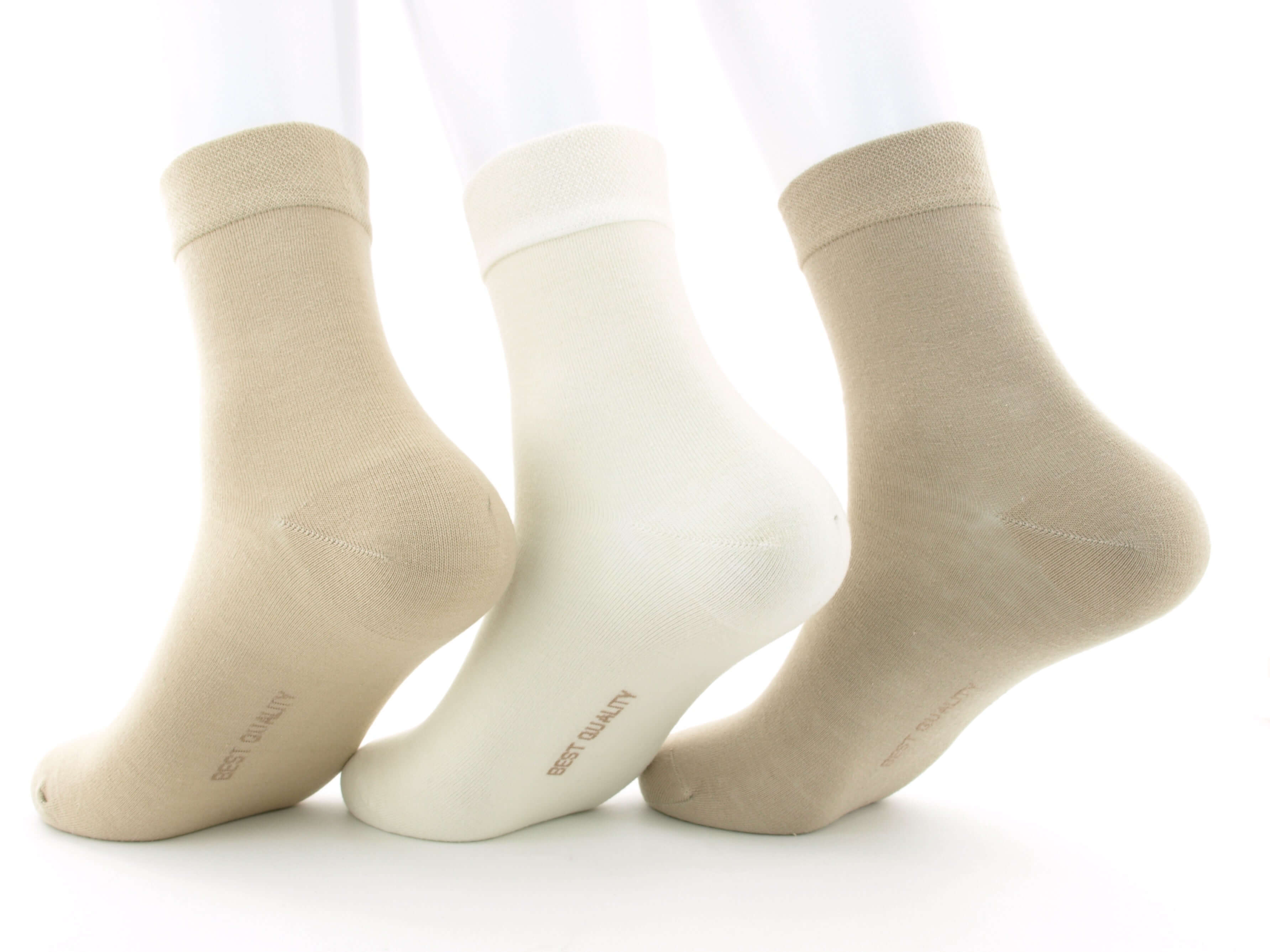 Bild: Kurze Socken Herren Beigetöne 2