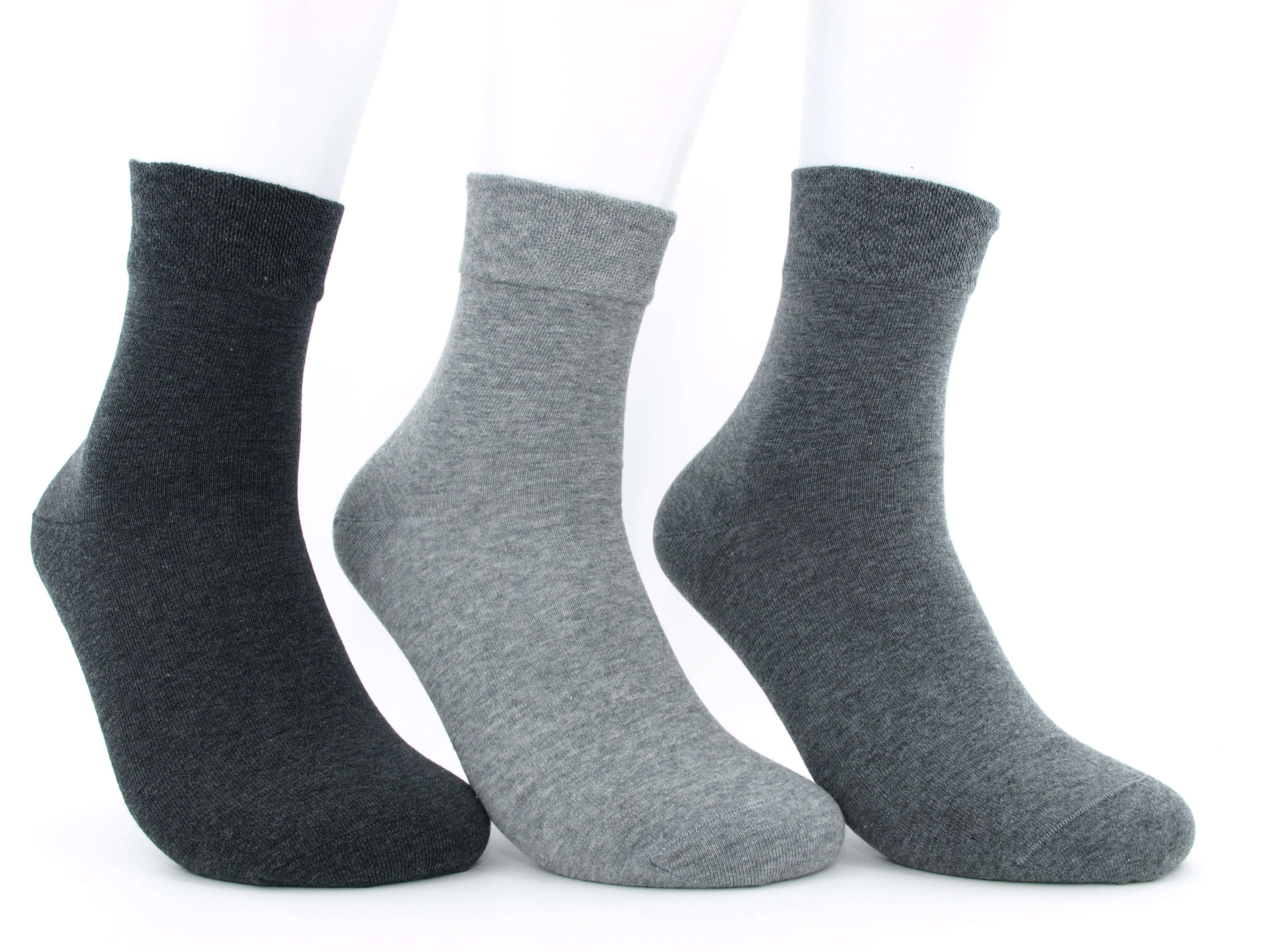 Bild: Kurze Socken Herren Grautöne 1
