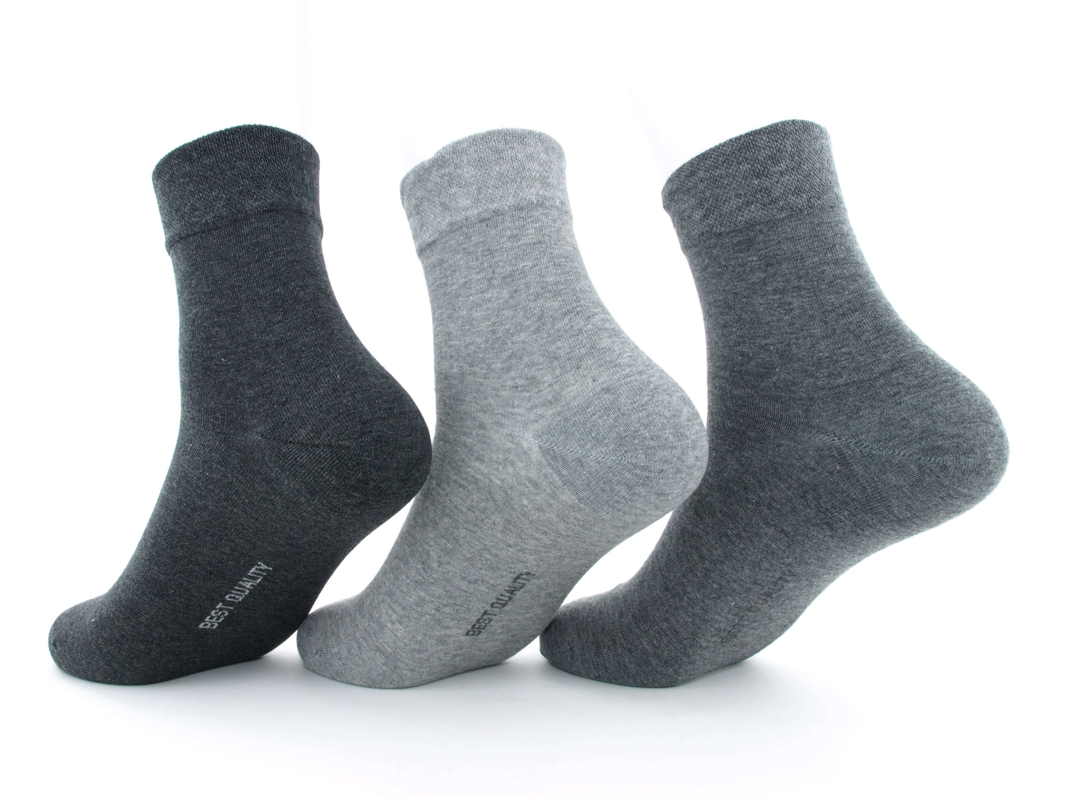 Bild: Kurze Socken Herren Grautöne 2