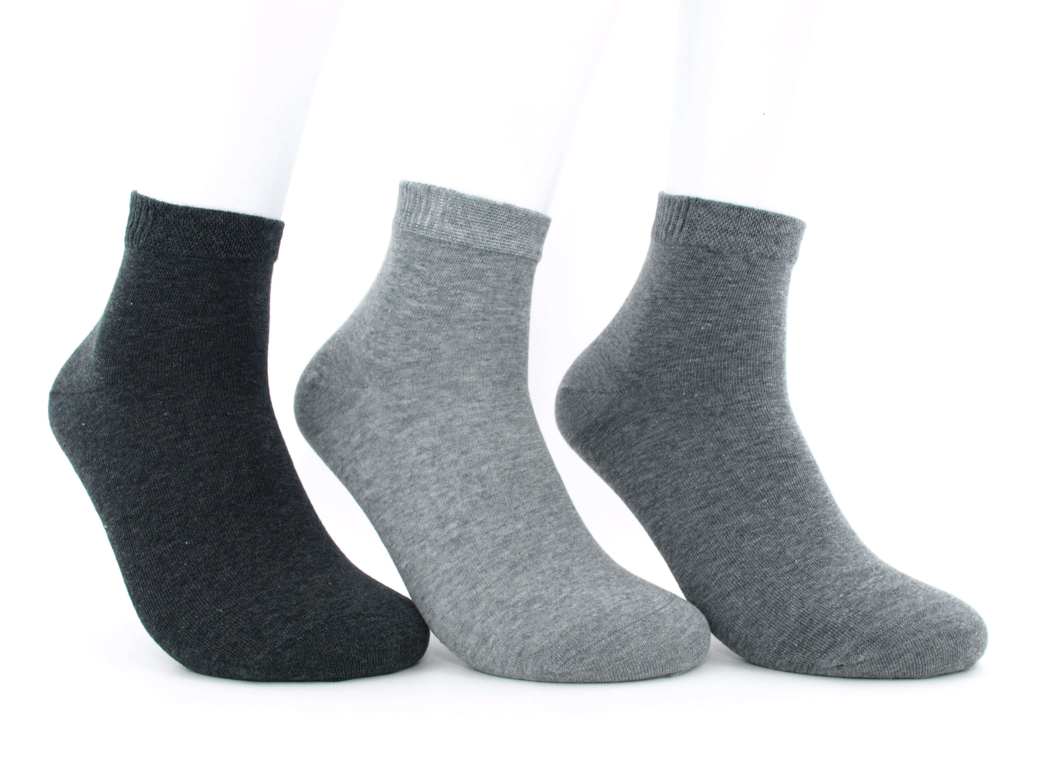 Bild: Kurzschaftsocken Herren Grautöne 1