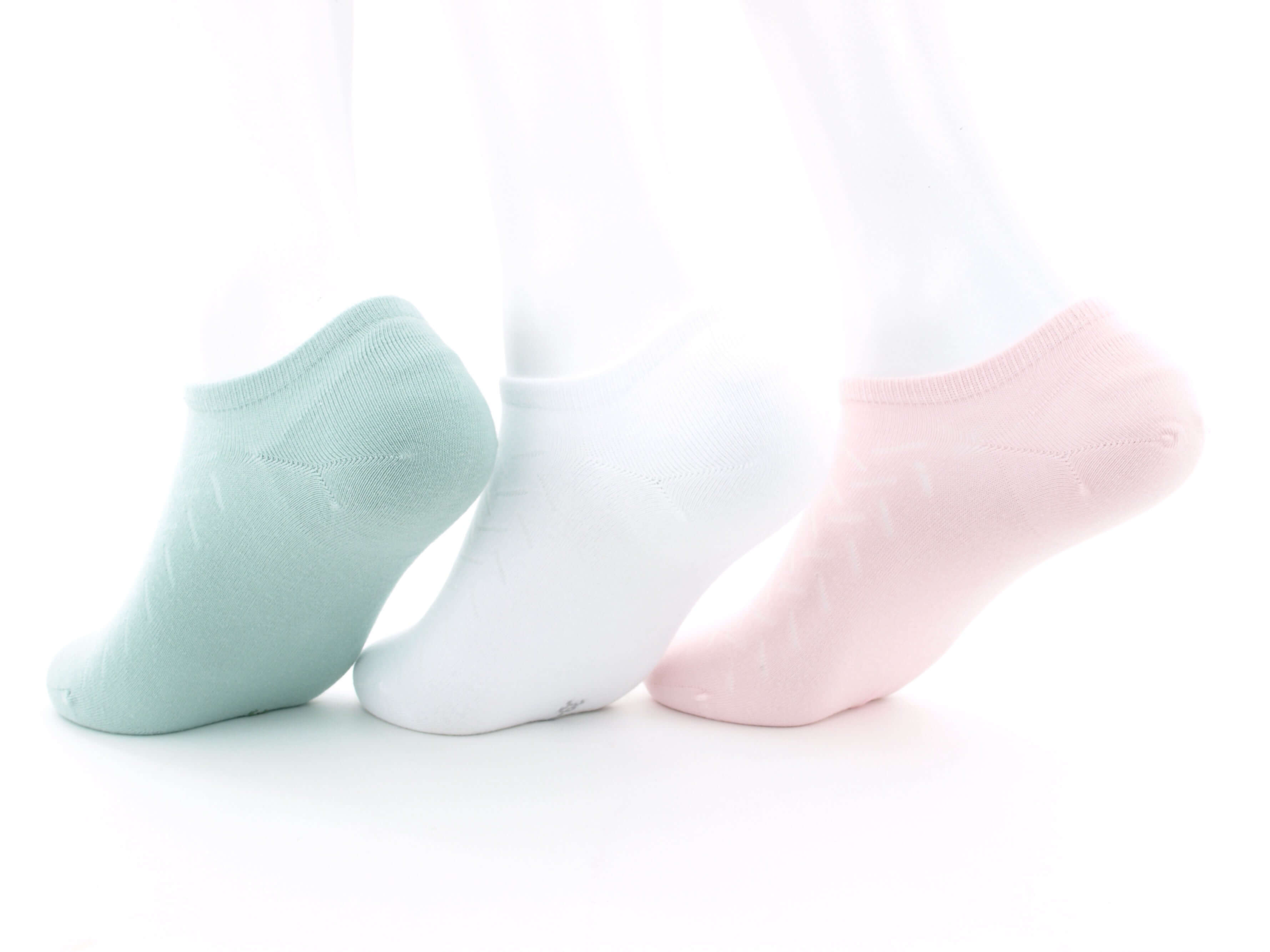Bild: Low Cut Socken Damen hellrose Rückansicht