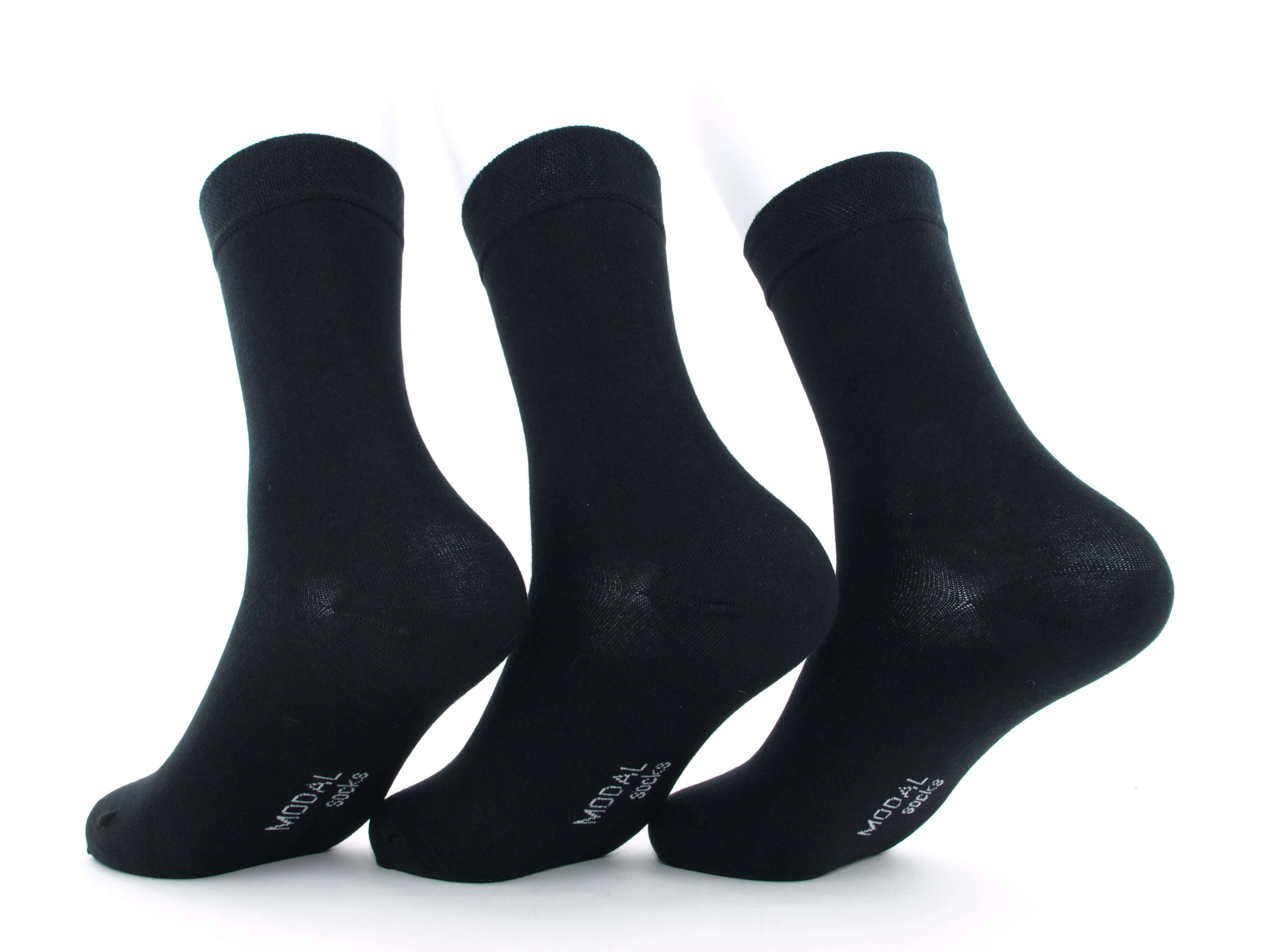 Bild: Modal Socken schwarz 2