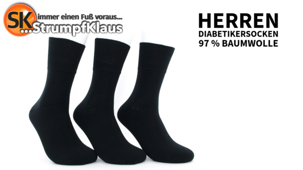 Video: Sparpack Diabetiker Socken Herren 97 % Baumwolle schwarz 