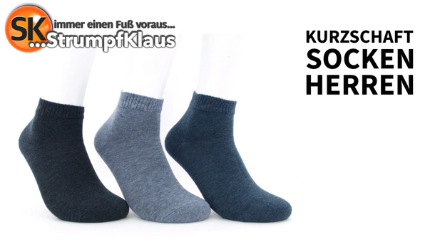 Video: Kurzschaftsocken Herren Jeanstöne