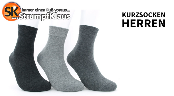 Video: Kurze Socken Herren Grautöne 