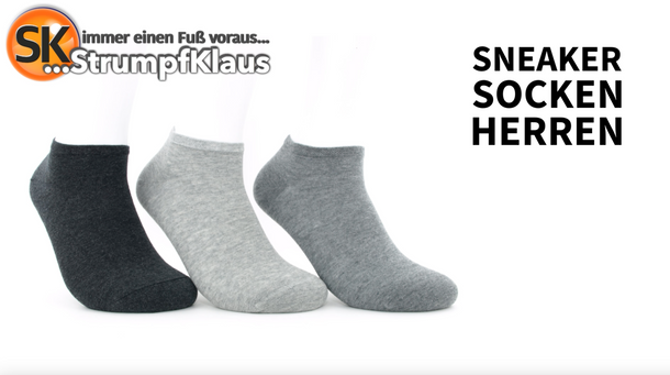Video: Sneaker Socken Herren Grautöne