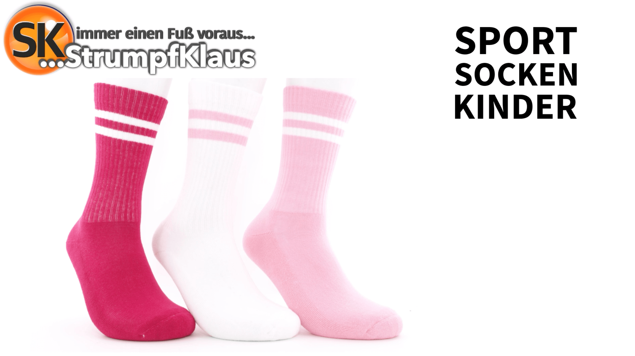 Video: Sportsocken Kinder pink
