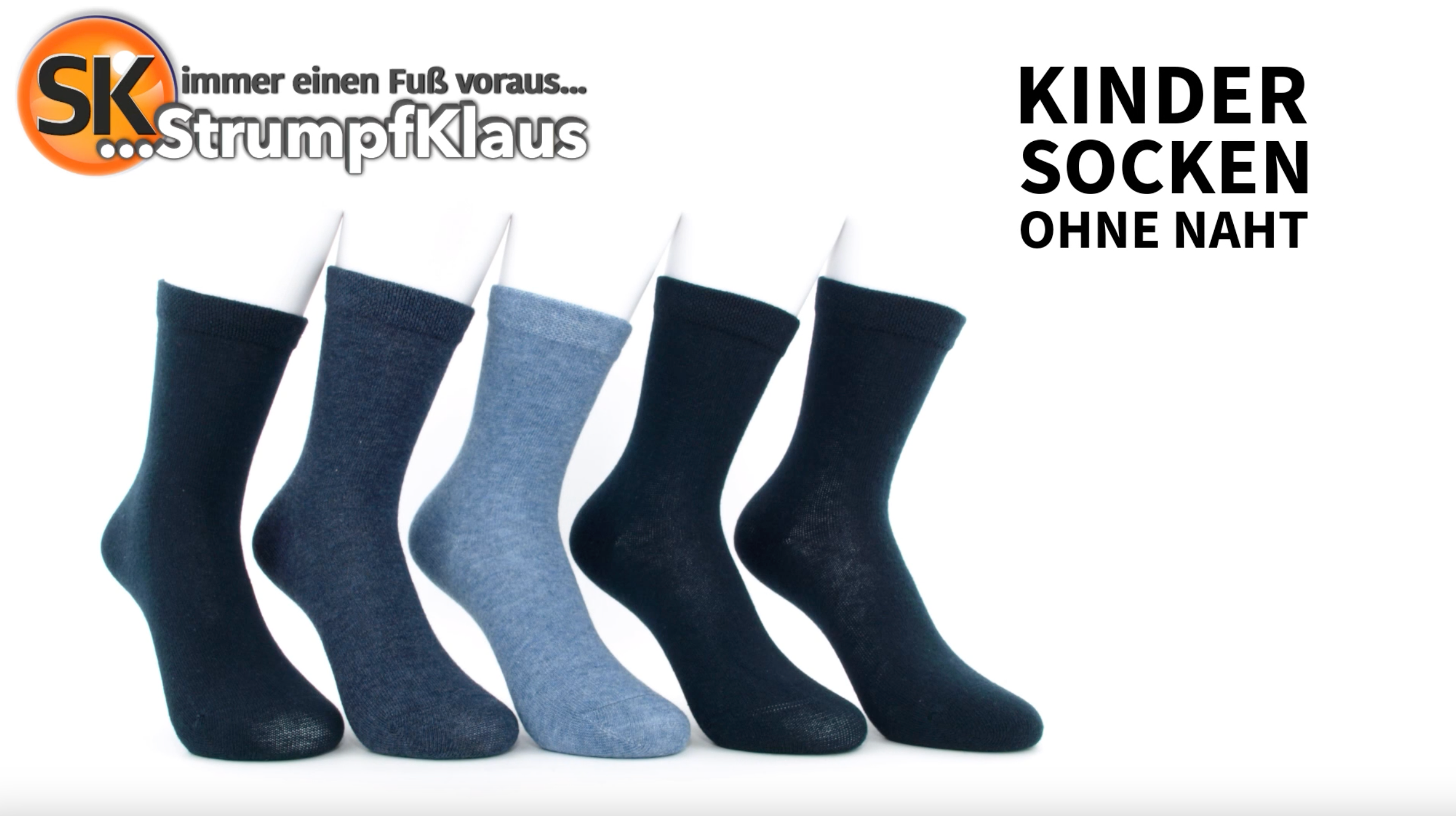 Video: Kindersocken ohne Naht jeans