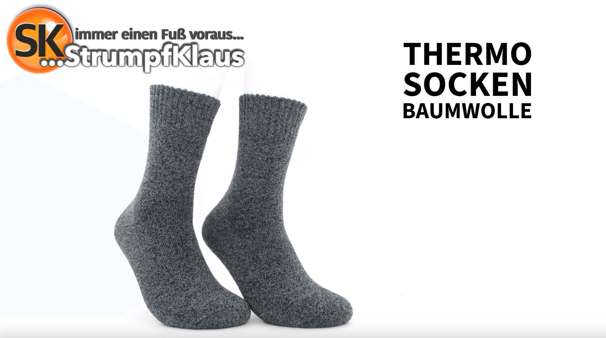 Video: Thermosocken Damen grau