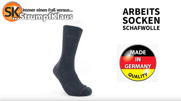 Video: Schafwollsocken Arbeit