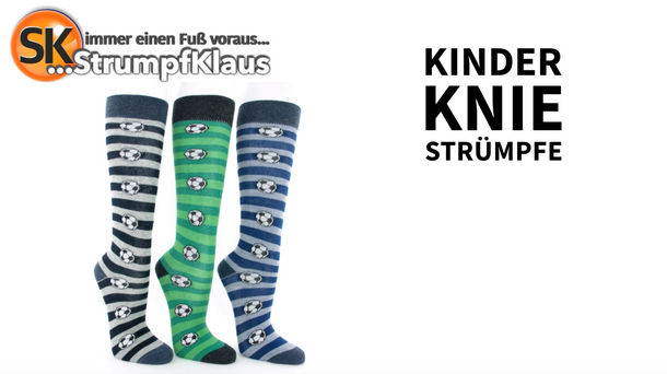 Video: Kinder Kniestrümpfe ohne Naht Fußball