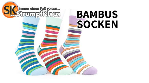 Video: Bambus Socken bunt ringel Sommer