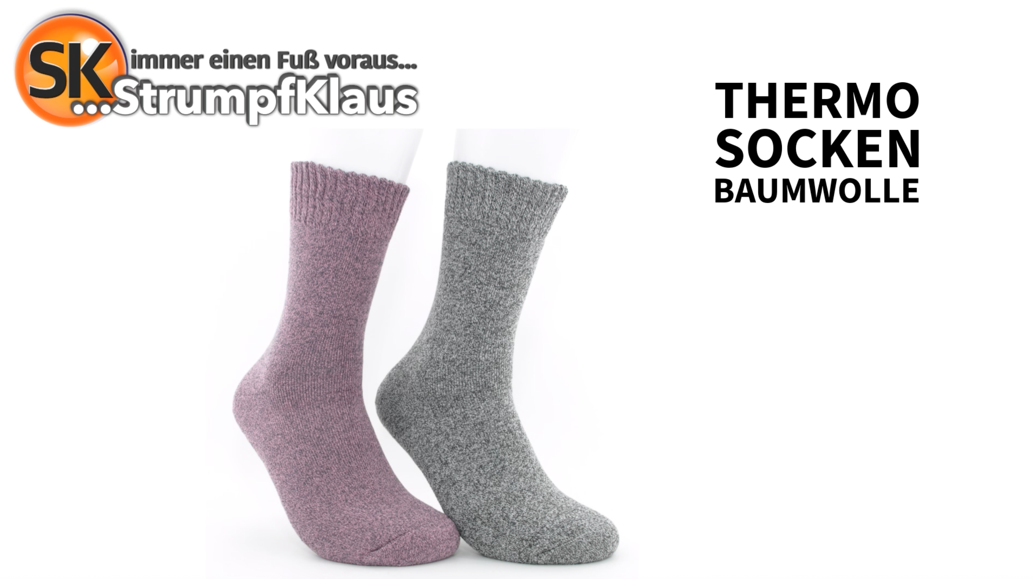 Video: Thermosocken Damen rosa