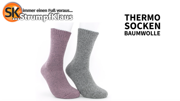 Video: Thermosocken Damen rosa