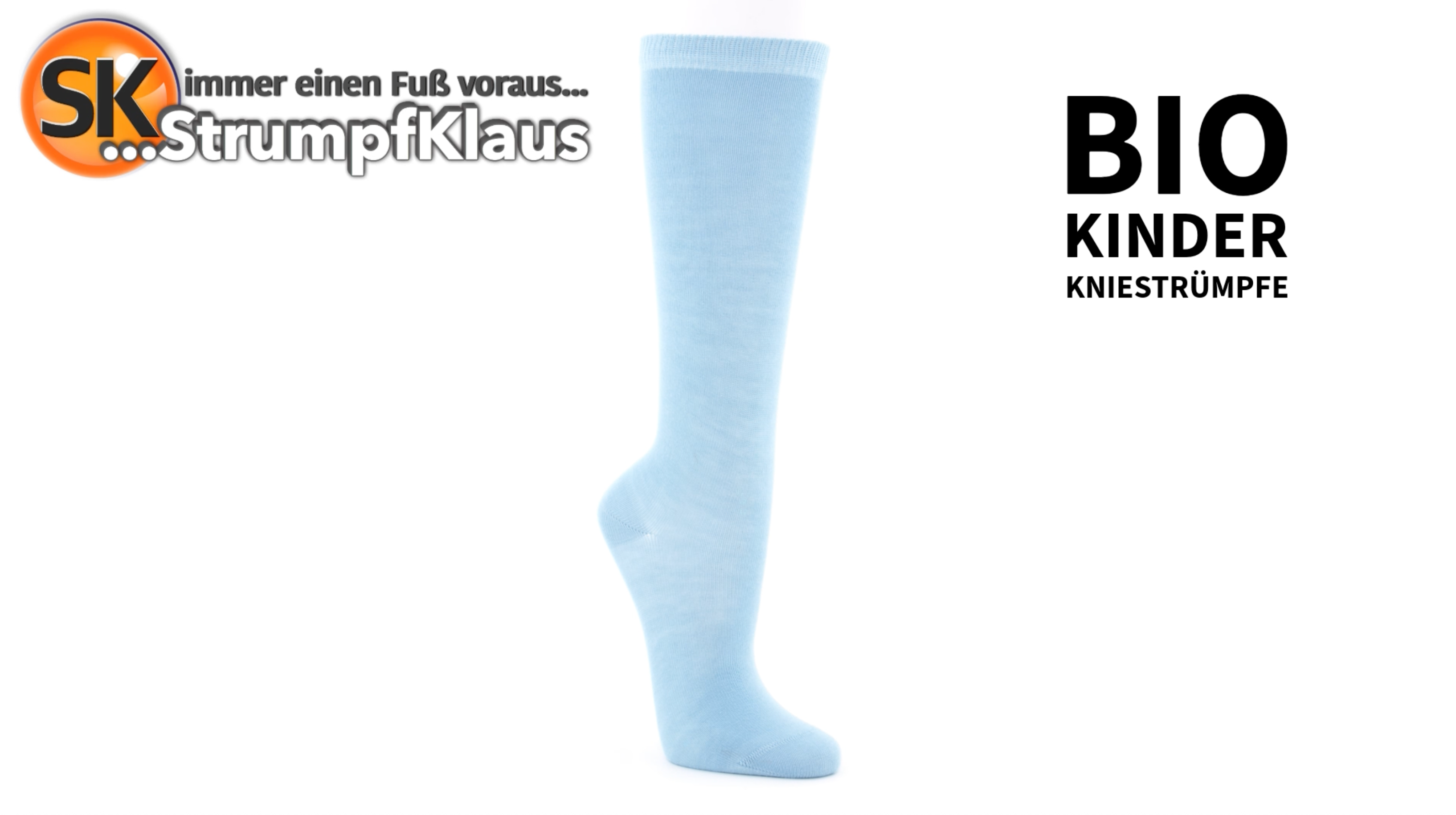 Video: Kinderkniestrümpfe hellblau