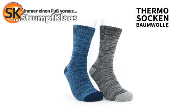 Video: Thermosocken Herren Design Jeans 