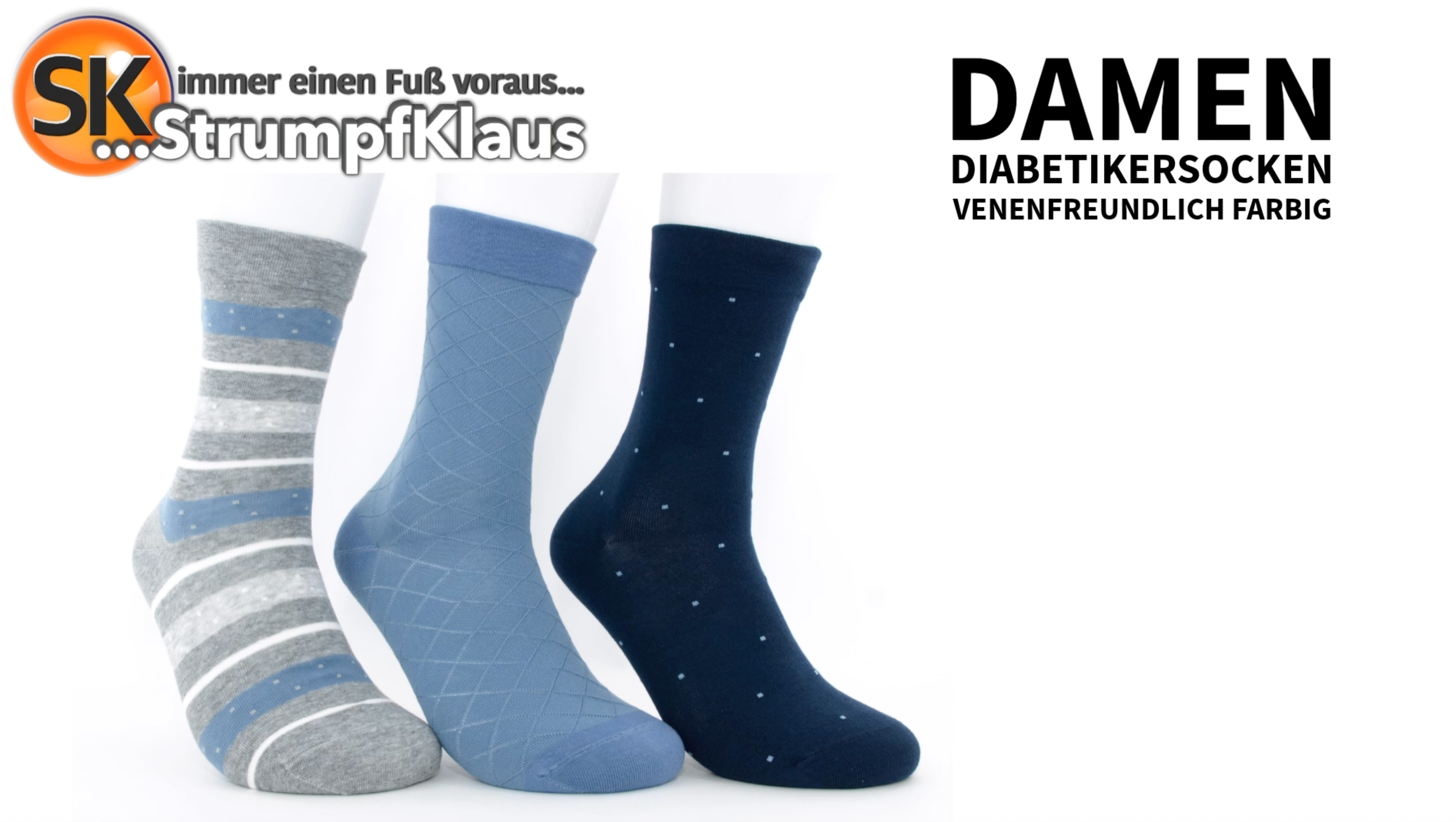 Video: Diabetiker Socken Damen bunt Winter jeans