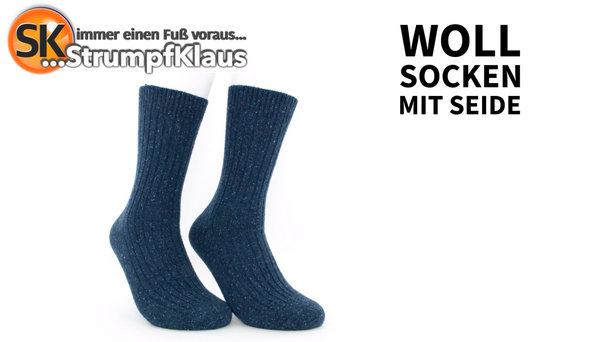 Video: Wollsocken mit Seide Jeans