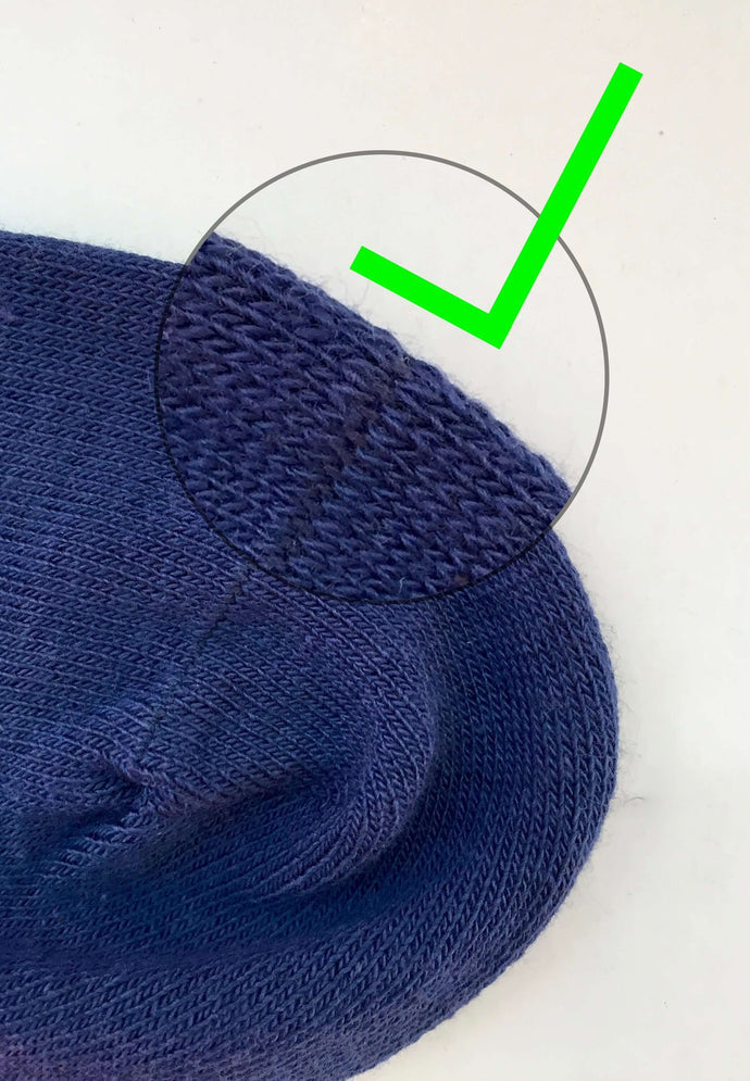 Bild: Socken ohne Naht