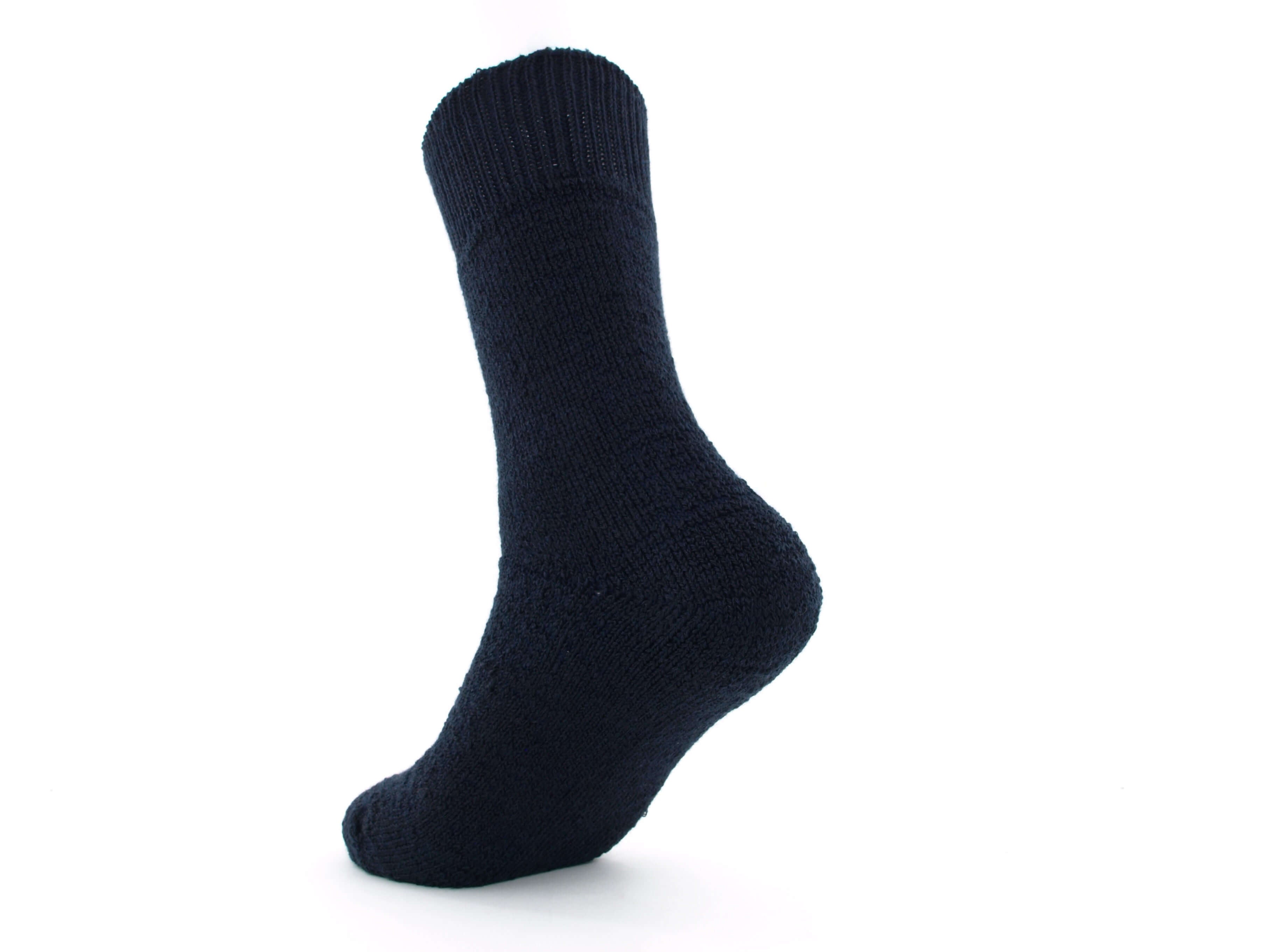 Bild: Thermosocken extra warm Wolle marine 2