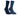 Bild: Wollsocken mit Seide blau 1